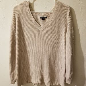 AEO American Eagle Vneck Tie Sleeve Sweater. Small